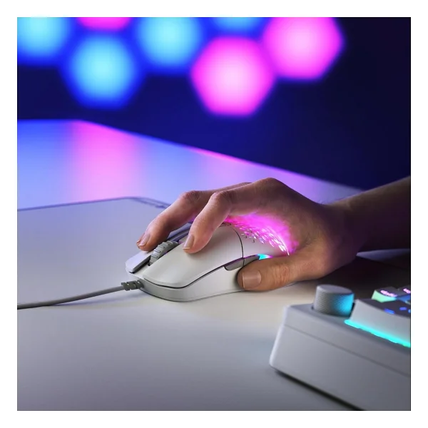Glorious Model O Eternal Glo-Oe-W-Wht Beyaz RGB Optik Kablolu Oyuncu Mouse - Görsel 8