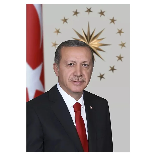 Bayrakal Cumhurbaşkanı Posteri Raşel Kumaş, Recep Tayyip Erdoğan Posteri - 100x150cm - Görsel 5