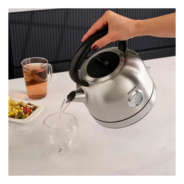 Karaca Retro 2202 Inox 2200 W 1.7 Lt Kettle - Görsel 2