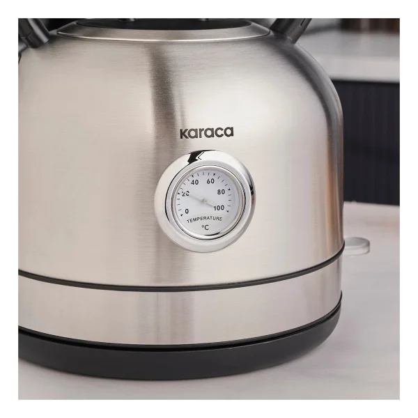 Karaca Retro 2202 Inox 2200 W 1.7 Lt Kettle - Görsel 5