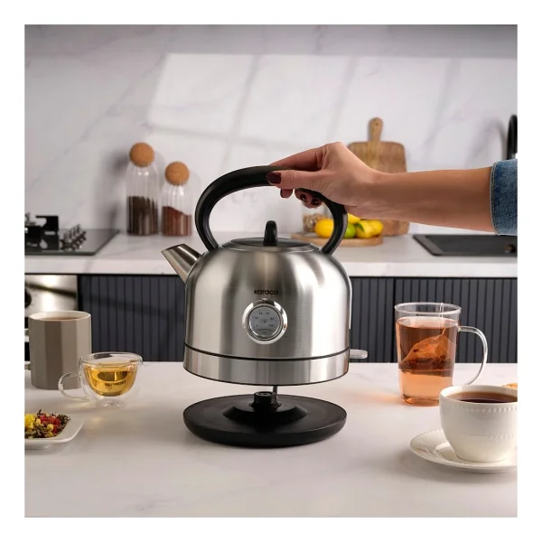Karaca Retro 2202 Inox 2200 W 1.7 Lt Kettle - Görsel 7