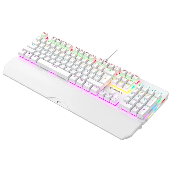 Rampage Umbra Kb-R86 Beyaz Blue Switch Kablolu Mekanik Oyuncu Klavyesi - Görsel 5