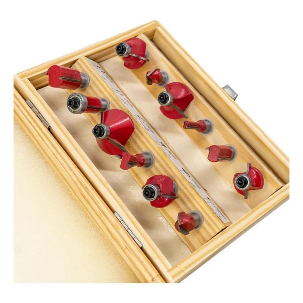 Rox Wood 12 Parça Ahşap Freze Seti 8mm Sap - Görsel 5