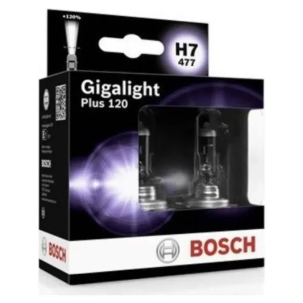 Bosch Gigalight Plus 120 H7 Ampül 2'li Set - Görsel 6