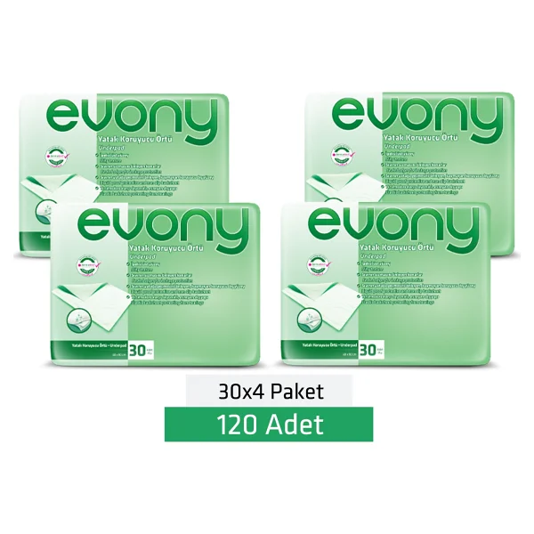 Evony 60x90 Cm 30'lu 4 Adet Yatak Koruyucu Örtü - Görsel 7