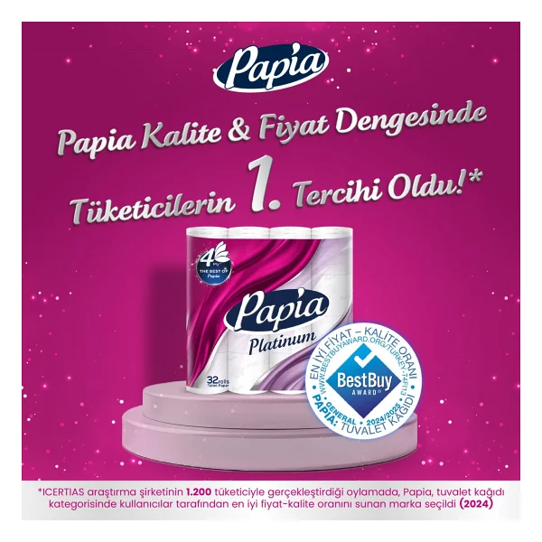 Papia 3 Adet Platinum 16'lı Tuvalet Kağıdı - Görsel 7
