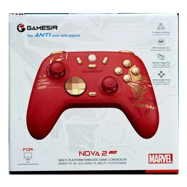 Gamesir Nova 2 Lite Iron Man Edition Kablolu/Kablosuz Oyun Kolu - Görsel 3