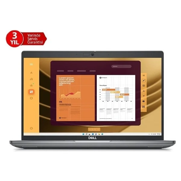 Dell Latitude 5450 N012l545014u Ultra 7 155u 16 GB 512 GB SSD Intel Graphics 14" Full HD Notebook - Görsel 4