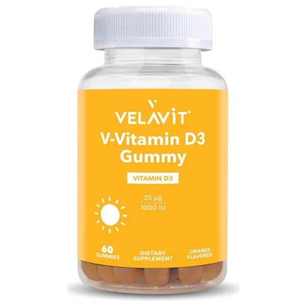 Velavit V Vitamin D3 60 Gummies - Görsel 9