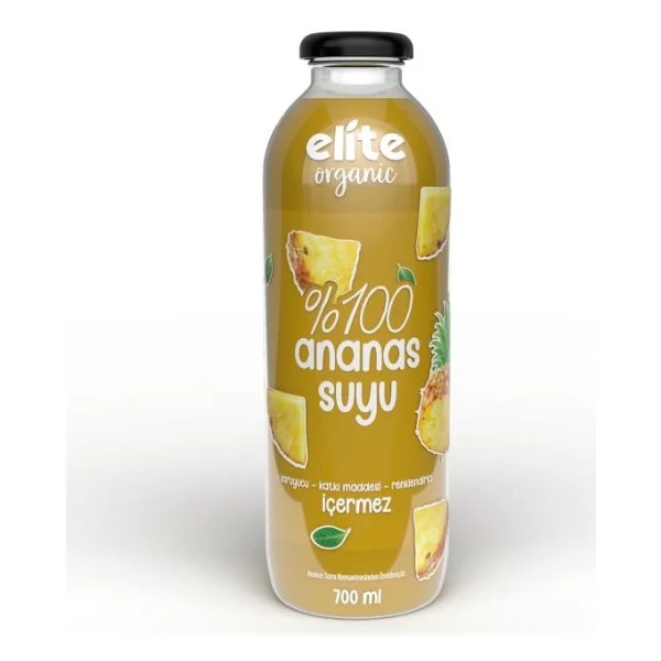 Elite Naturel Organik %100 Ananas Suyu 700 Ml - Görsel 2