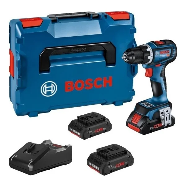 Bosch Gsr 18v-65 Üç Akülü 4 Ah Vidalama Makinesi - Görsel 4