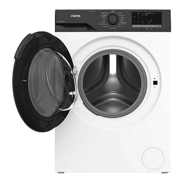 Altus 9 Kg Yıkama Kapasiteli A Enerji Sınıfı 1000 Devir Çamaşır Makinesi Beyaz - Görsel 3