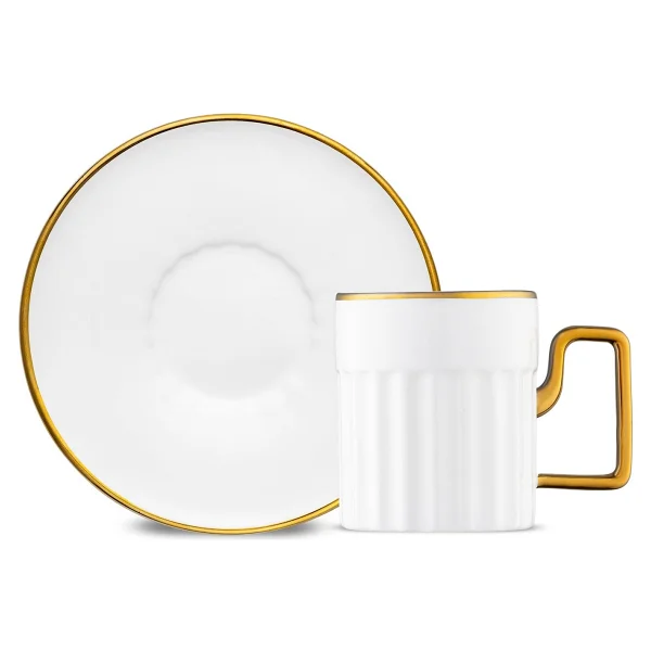 Jumbo Sorin-100 Gold 12 Parça 6 Kişilik Kahve Fincan Takımı - Görsel 3