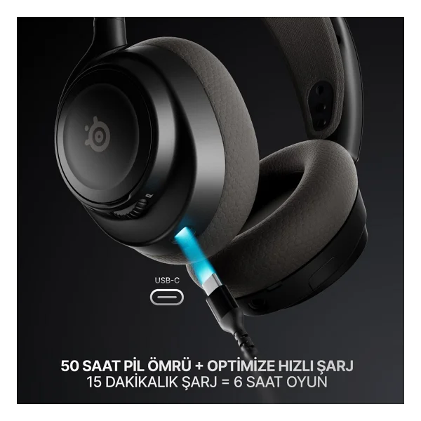 Steelseries Arctis Nova 7 Gen 2 Siyah Kablolu/Kablosuz Kulak Üstü Oyuncu Kulaklığı - Görsel 5