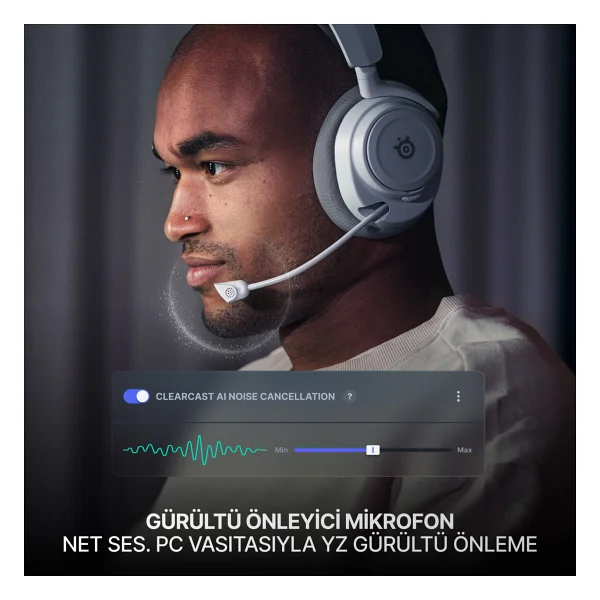 Steelseries Arctis Nova 7 Gen 2 Siyah Kablolu/Kablosuz Kulak Üstü Oyuncu Kulaklığı - Görsel 6