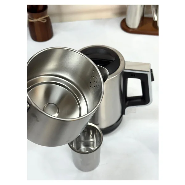 Bambum Force Elektrikli Çelik Çay Makinesi -İnox - Inox - Görsel 5