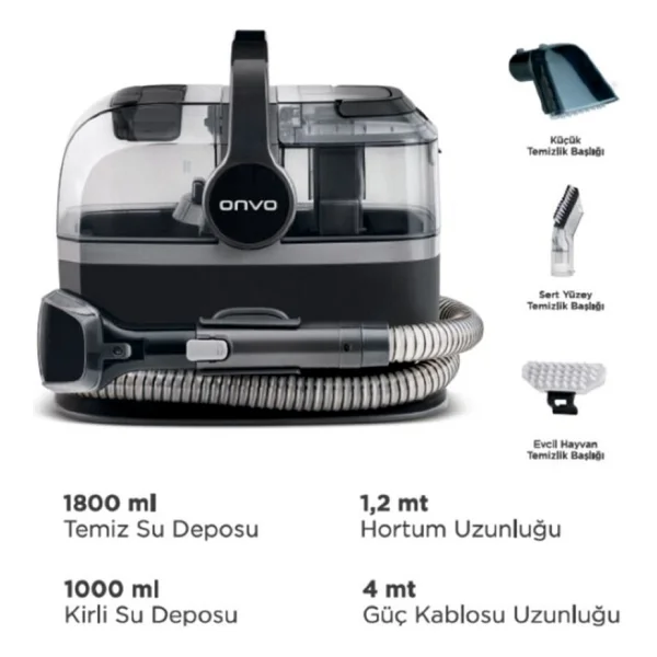 Onvo Ovhym200 Koltuk Ve Halı Yıkama Makinesi - Görsel 5