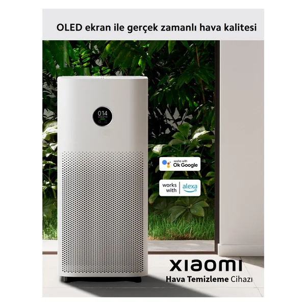 Xiaomi Anti Arlerjik - Etkili Alan Rahat Uyku-Akıllı Kontrol Purifier Hava Temizleyici - Beyaz - Görsel 9