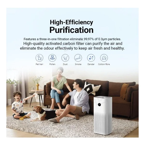 Xiaomi Anti Arlerjik - Etkili Alan Rahat Uyku-Akıllı Kontrol Purifier Hava Temizleyici - Beyaz - Görsel 2