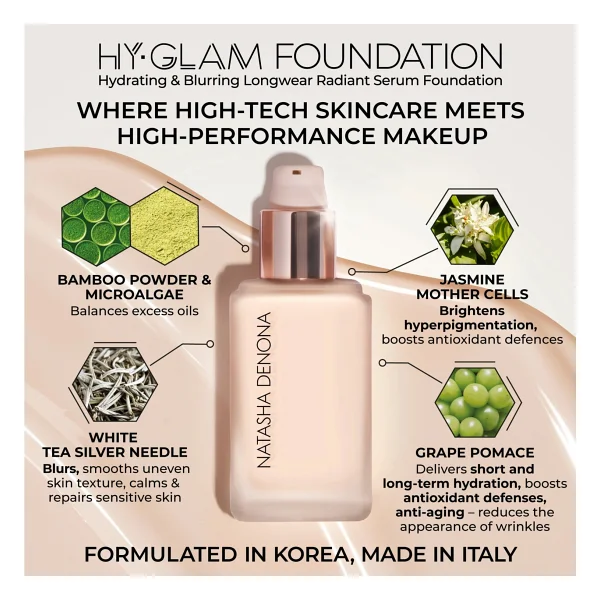 Natasha Denona Hy-Glam 30 Ml Likit Fondöten - Görsel 9