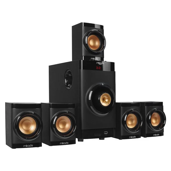 Mikado Md-381bt 5+1 40 W Ev Sinema Hoparlörü - Görsel 5