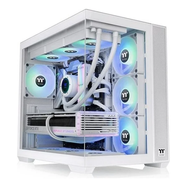 Thermaltake View 380 850w 80+ Gold Argb Usb 3.2 Beyaz Atx Mid Tower Kasa Ca-3z2-85m6we-00