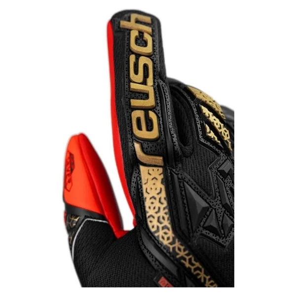 Reusch Attrakt Freegel Silver Kaleci Eldiveni (Kemiksiz) 5570235-7075 9 - Siyah - Kırmızı - Görsel 6