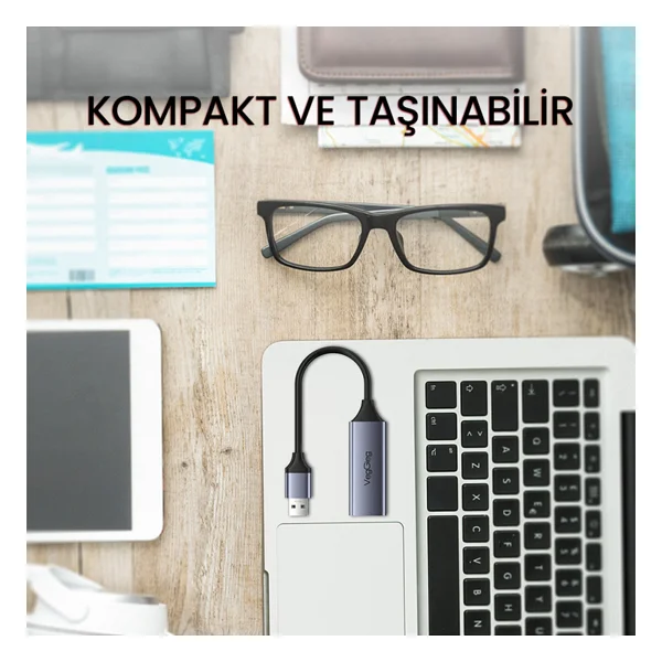 Veggieg V-K306 USB To Ethernet Dönüştürücü - Görsel 6