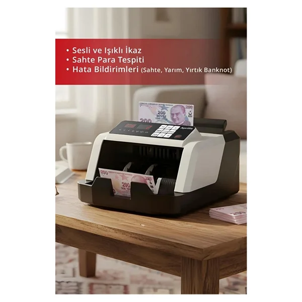 Aprilla Abc-8810 Otomatik Para Sayma Makinesi - Görsel 4