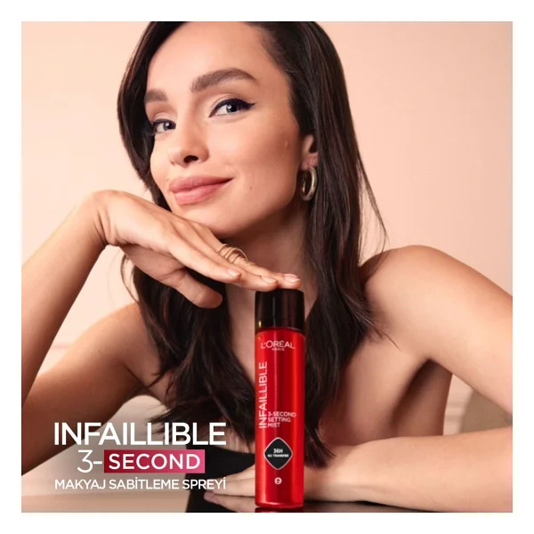 L'oreal Paris Infaillible 3-Second Jumbo 150 Ml Makyaj Sabitleyici Sprey - Görsel 5