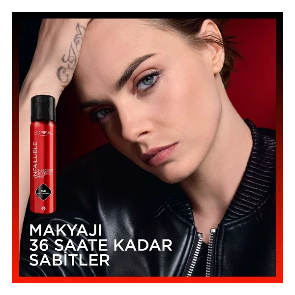 L'oreal Paris Infaillible 3-Second Jumbo 150 Ml Makyaj Sabitleyici Sprey - Görsel 6