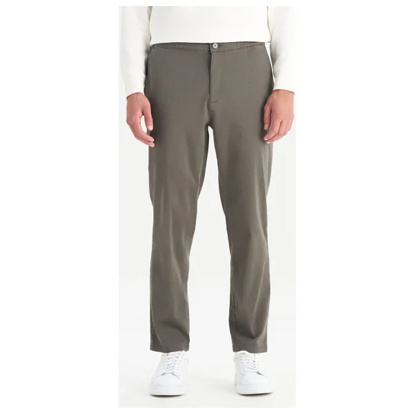 Wrangler WM01200001UU Haki Erkek Tencel Kumaş Slim Fit Chino Beli Lastikli Pantolon - Görsel 2