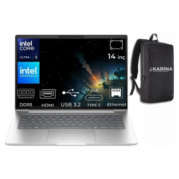 Hp Elitebook 640 G11 A23dnea Ultra 5 125u 16 GB 2 TB SSD Intel Graphics 14 - Görsel 8