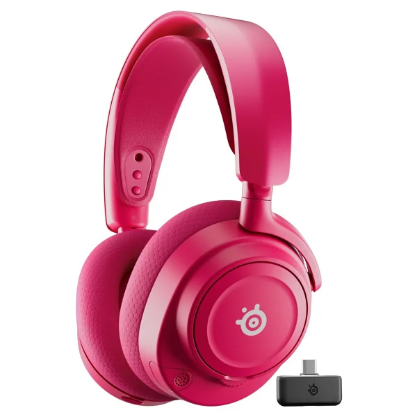 Steelseries Arctis Nova 7 Gen 2 Kırmızı Kablolu/Kablosuz Kulak Üstü Oyuncu Kulaklığı - Görsel 2