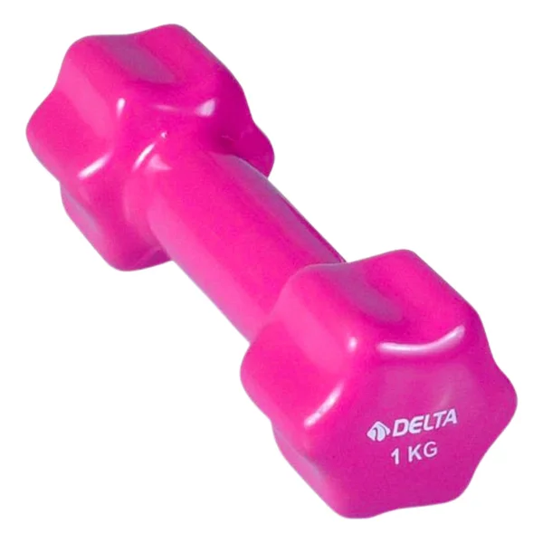 Delta 1 Kg Pvc Dambıl Ağırlık Pembe ( 1 Adet ) - Görsel 2