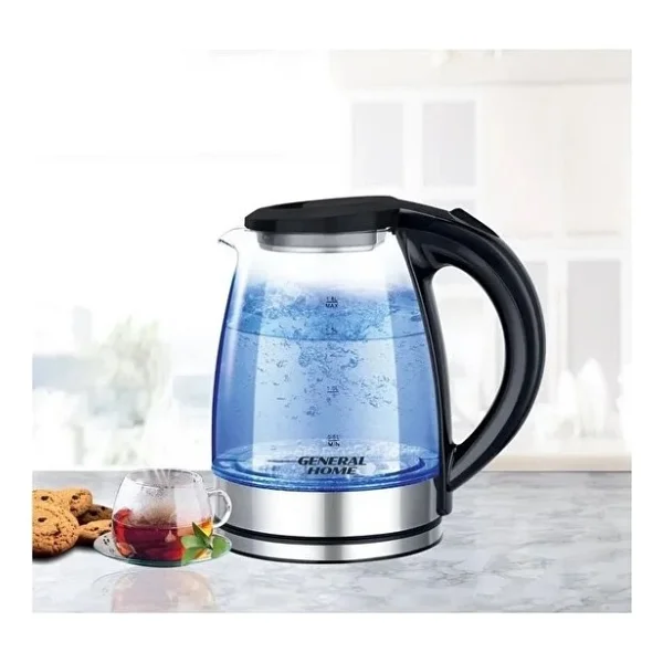 General Home Gh-3300 2000 W 1.8 Lt Cam Kettle - Görsel 2