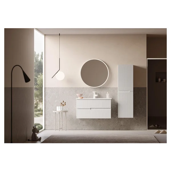 Orka Moonlight 90 cm Banyo Dolabı Seti - Görsel 2