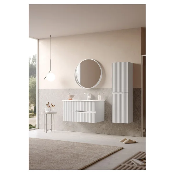 Orka Moonlight 90 cm Banyo Dolabı Seti - Görsel 3