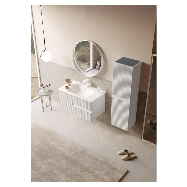 Orka Moonlight 90 cm Banyo Dolabı Seti - Görsel 4