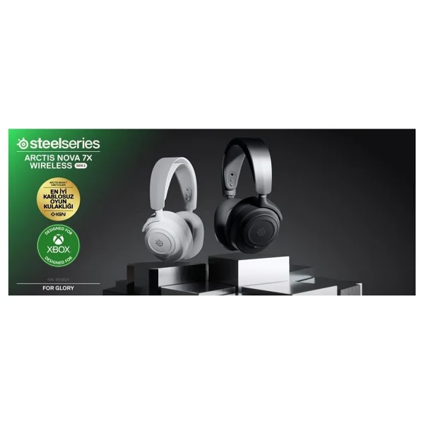 Steelseries Arctis Nova 7x Gen 2 Beyaz Kablolu/Kablosuz Kulak Üstü Oyuncu Kulaklığı - Görsel 8