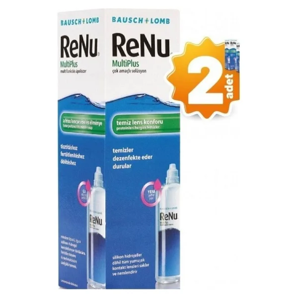 RENU Renu Multiplus Lens Solüsyonu 360 ml - Ikili Kofre Temizlik ve Dezenfeksiyon İçin - Görsel 2