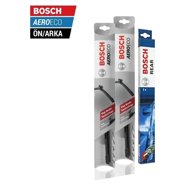 Bosch Aeroeco Vw Polo Ön Arka Silecek (2018-2024) - Görsel 2