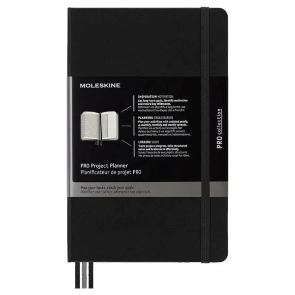 Moleskine Pro Proje Planlayıcı L Boy Siyah Sert Kapak - Görsel 2