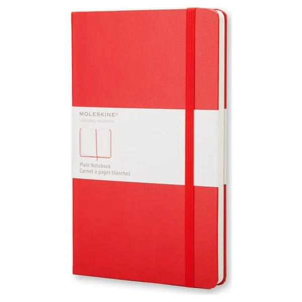 Moleskine Defter Sert Kapak XL Boy Düz Siyah - Black - 19 X 25 Cm - Görsel 2