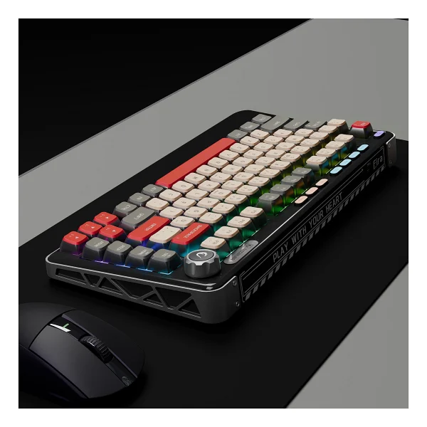 Rampage Eira RGB %75 Tkl Gasket Oil Switch Kablolu/Kablosuz Mekanik Oyuncu Klavyesi - Görsel 7
