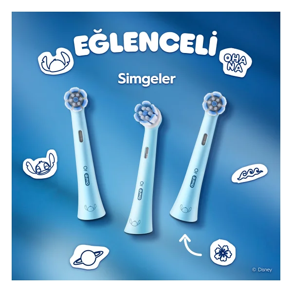 Oral-B İo Stitch 4'lü Çocuk Diş Fırçası Başlığı - Görsel 7