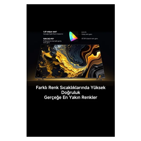 Xiaomi Max 4K Ultra HD 85" 216 Ekran Uydu Alıcılı Google Smart QLED TV - Görsel 3