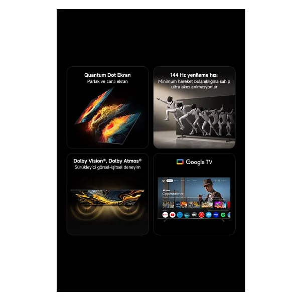Xiaomi Max 4K Ultra HD 85" 216 Ekran Uydu Alıcılı Google Smart QLED TV - Görsel 7