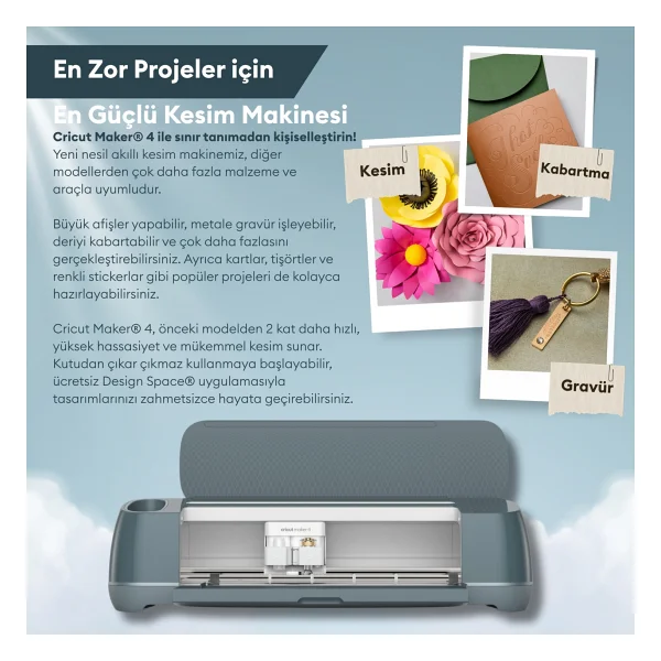 Crıcut 2011290 Maker4 + Temel Aksesuar Paketi - Görsel 4