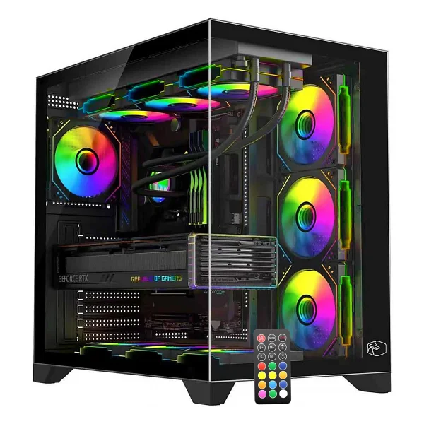 Gametech Prime V2 RGB Fanlı Siyah Atx Oyuncu Kasası - Görsel 4